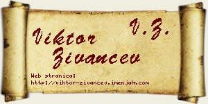 Viktor Živančev vizit kartica